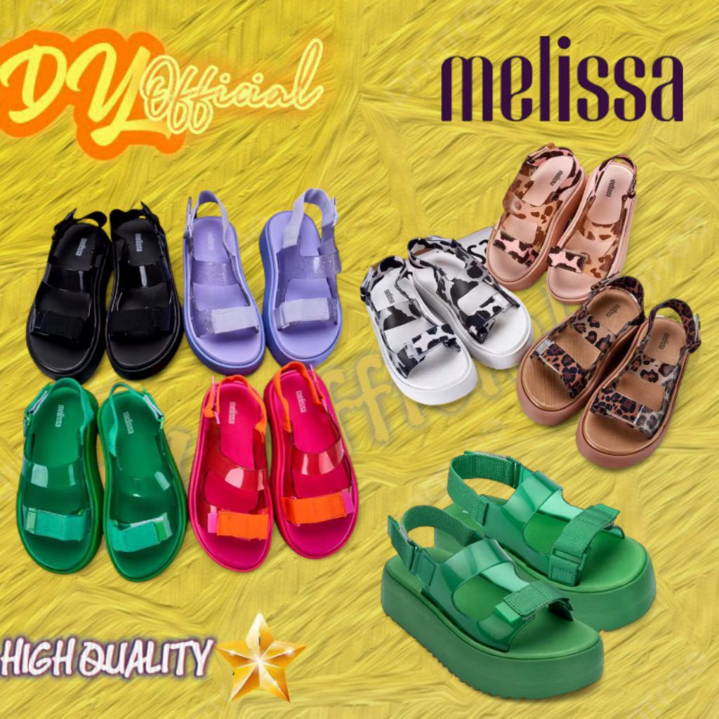Melissa Papete Platform Sandal / Sandal Wanita Impor / Vietnam