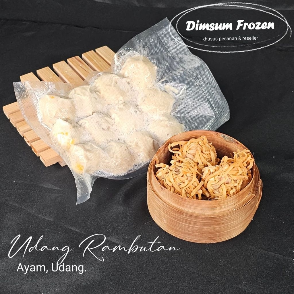 

Dimsum Frozen Premium, Udang Rambutan, Udang Keju, Ekado