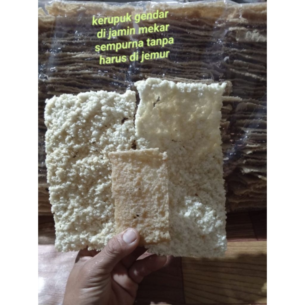

Kerupuk gendar/lempeng puli, lempeng Karak asli Madiun kemasan1kg