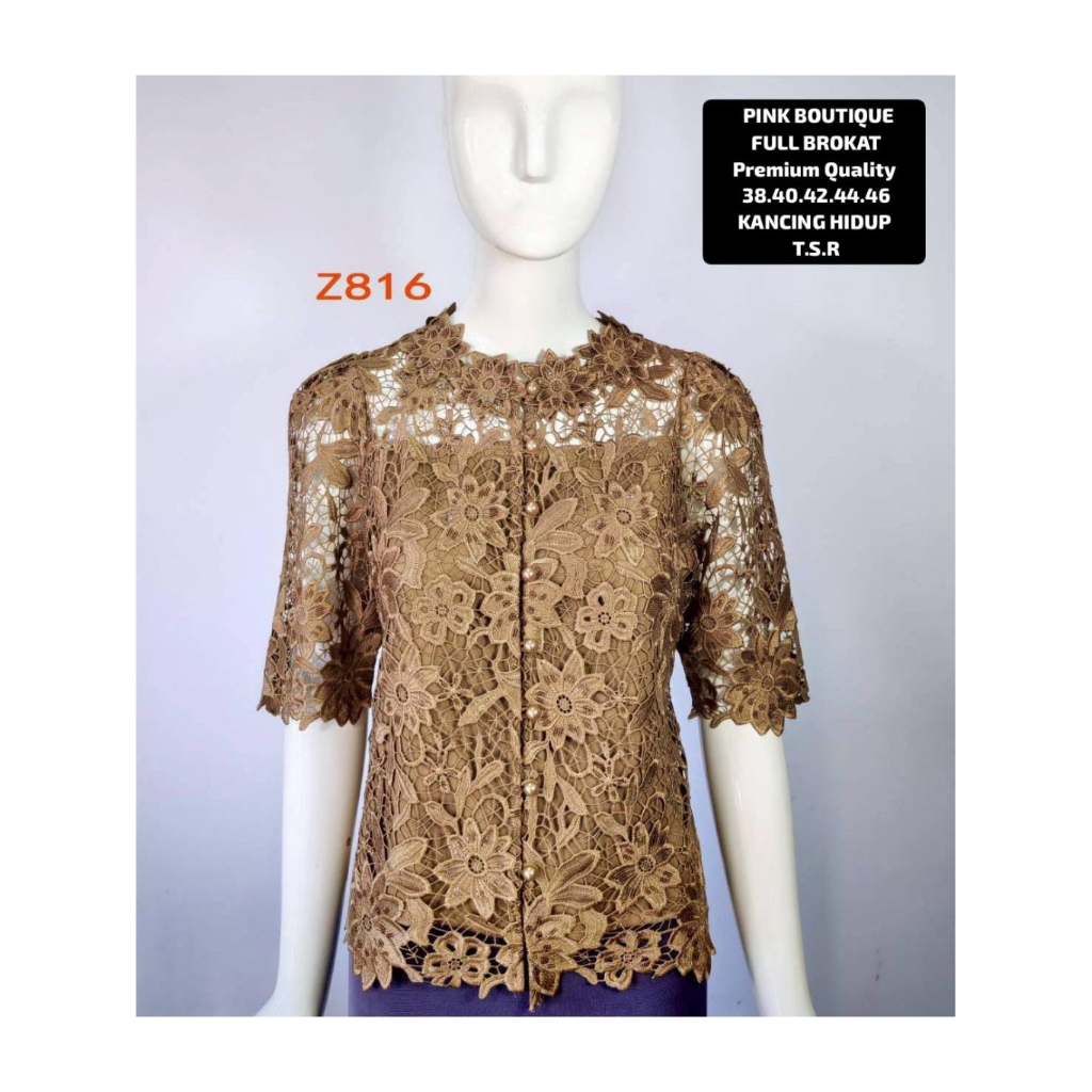 ATASAN Baju Wanita Brokat/Baju Pesta Bangkok/Blouse Brokat Mewah