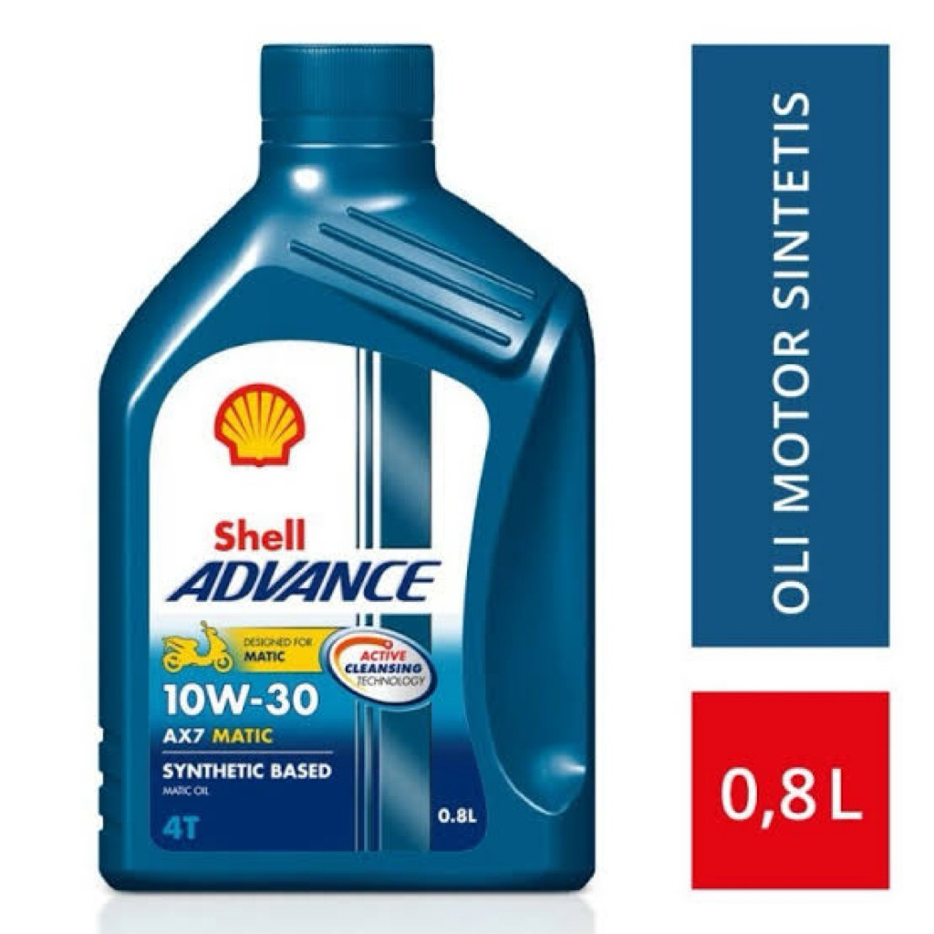 Oli Shell Advance AX7 10W-30 Matic Original 100%