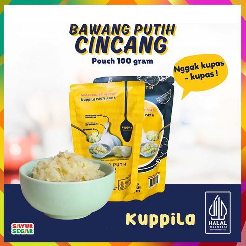 

KUPPILA BAWANG PUTIH CINCANG SACHET 100G - BUMBU DAPUR READY TO COOK - Uk 100g Pouch