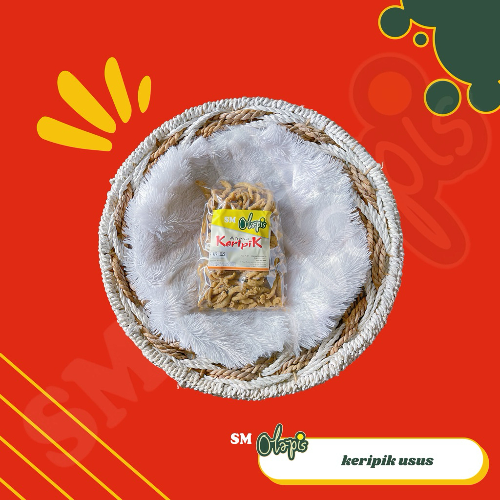 

KERIPIK USUS KRISPI 200 GRAM OLEH OLEH CILACAP