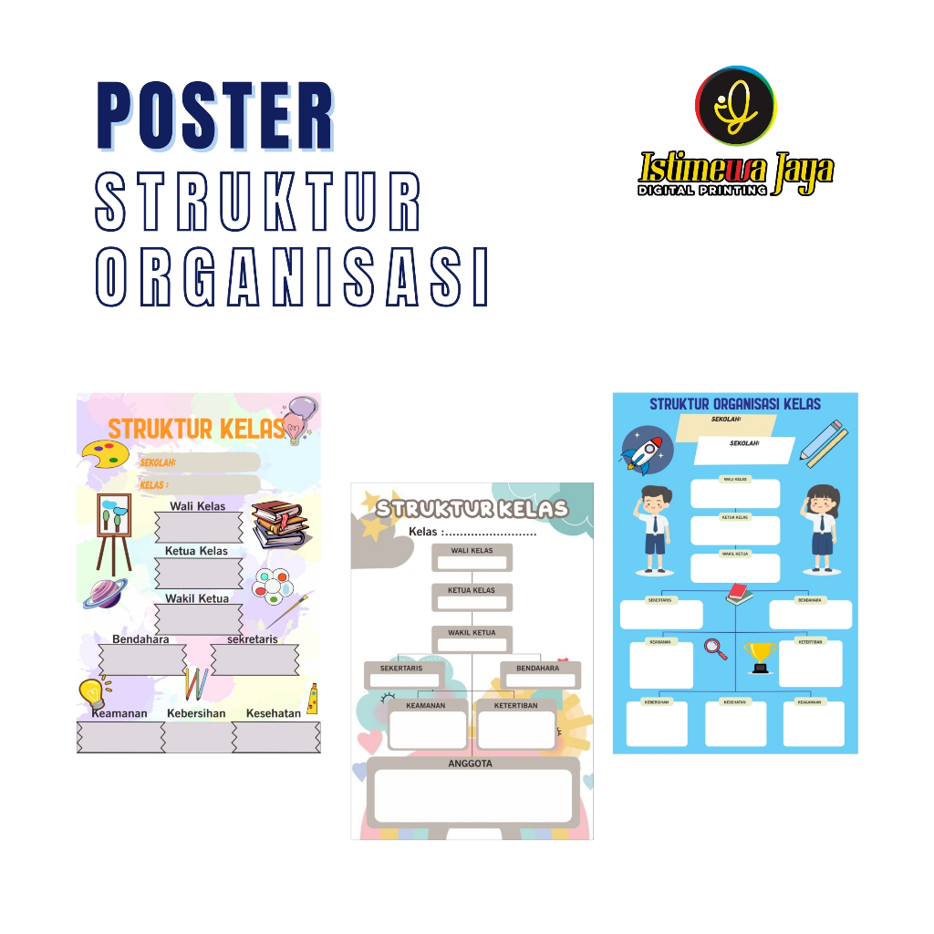 

ISTIMEWA DIGITAL PRINTING - Poster Struktur Organisasi Custom