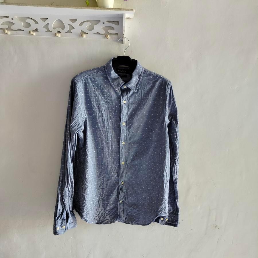 KEMEJA pria nautica slim fit SIZE M