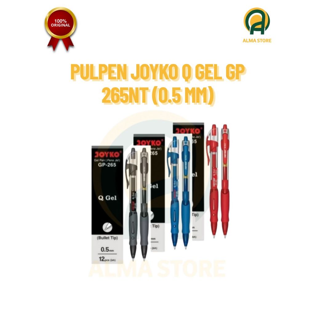 

Pulpen Joyko Q Gel GP 265NT (0.5 MM)