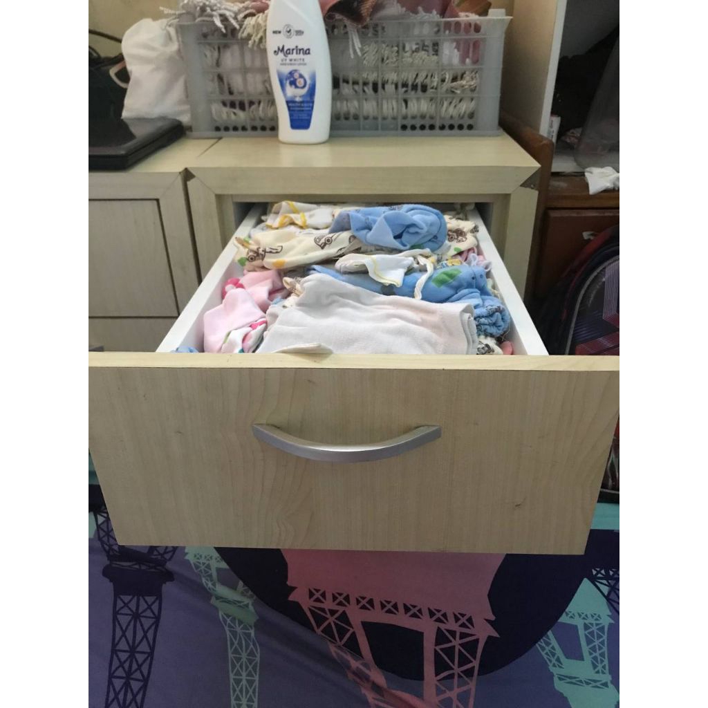 ( PRELOVED) Laci nakas tempat penyimpanan arsip atau laci baju bayi