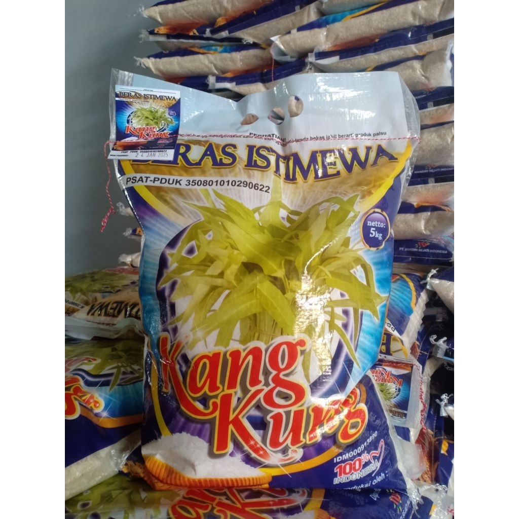 

stiker BERAS 5kg cap KANG KUNG