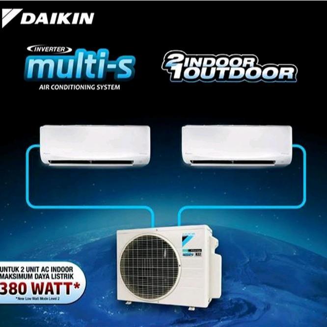 AC DAIKIN INVERTER MULTI S MKC 20 VARIAN 2 KONEKSI