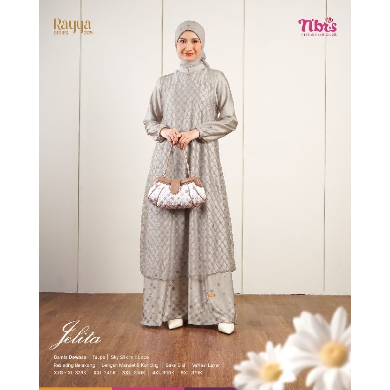 GAMIS JELITA SERIES NIBRAS/BUSANA MUSLIMAH