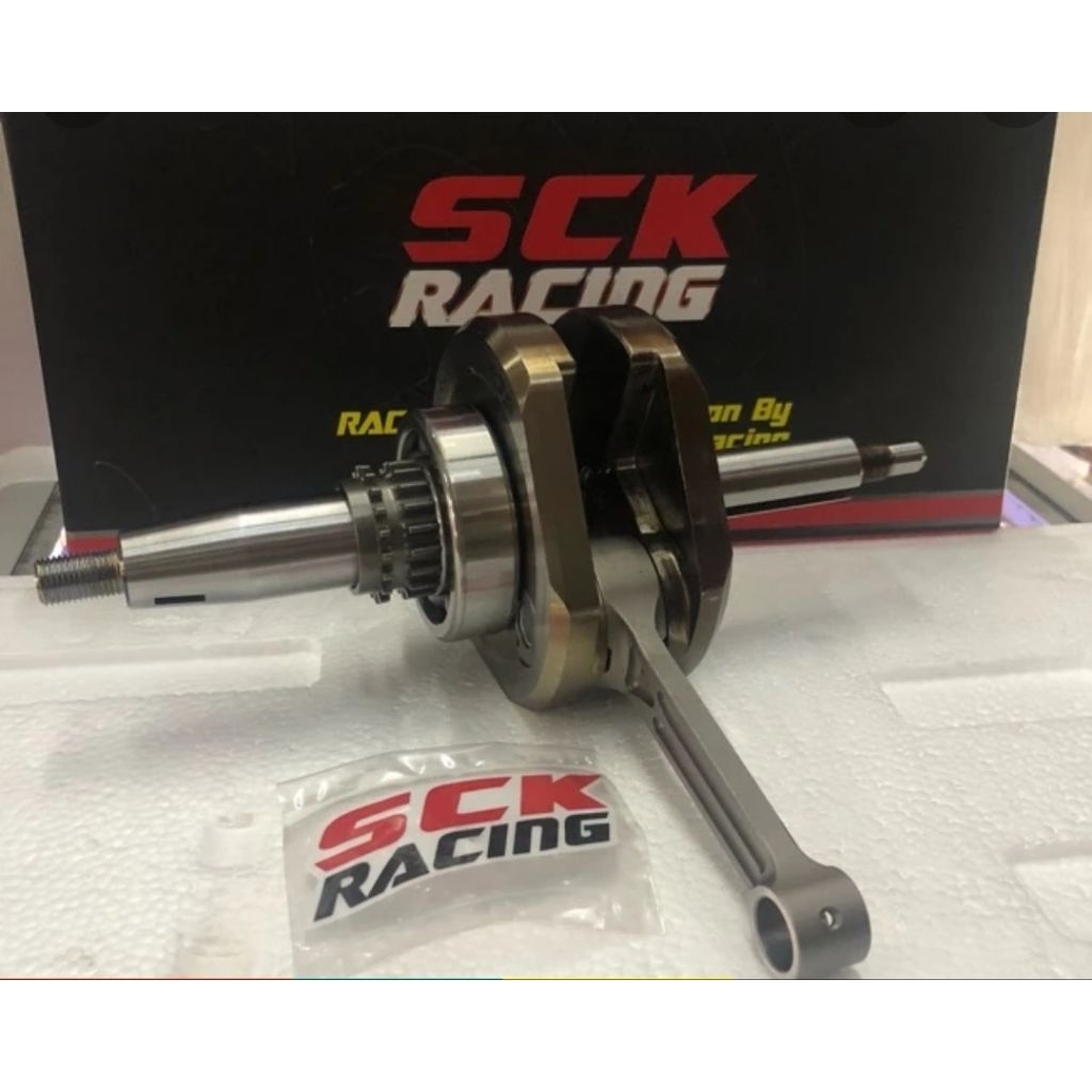 Crankshaft kruk as bandul stroke up jupiter mx new,mx king sck racing malaysia.