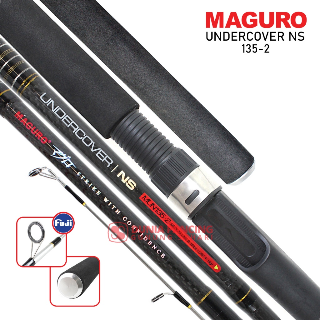 Joran Spinning Maguro Undercover NS Pilih Ukuran