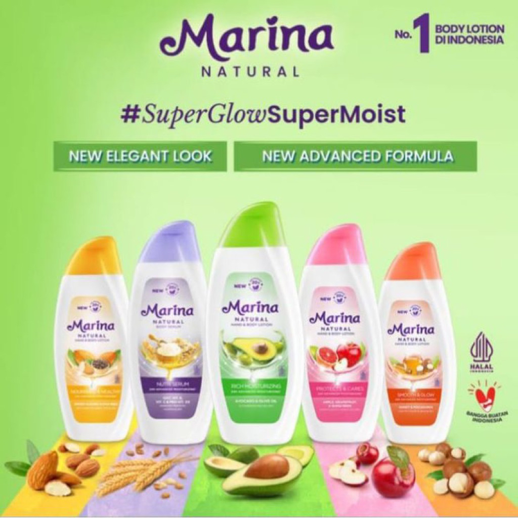 marina body lotion 185ml