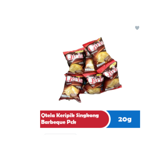 

QTELA KERIPIK SINGKONG BARBEQUE PCK 23/20g