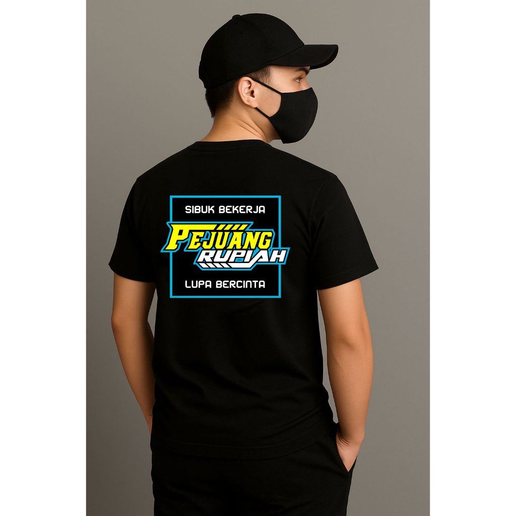 Kaos Pejuang Rupiah Lupa Bercinta Kaos Hitam dan Kaos Putih