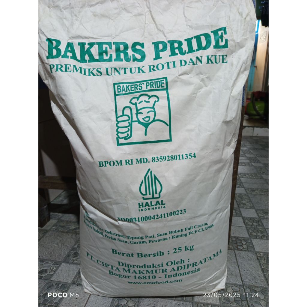 

susu bubuk full cream bakers pride kemasan 250gr