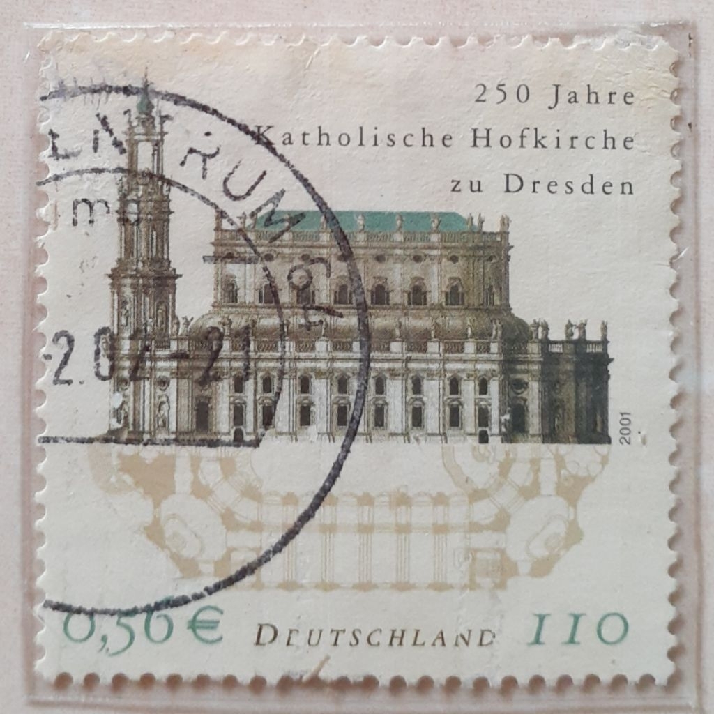

Perangko Jerman 250th Anniversary of Catholic Court Church, Dresden Tahun 2001