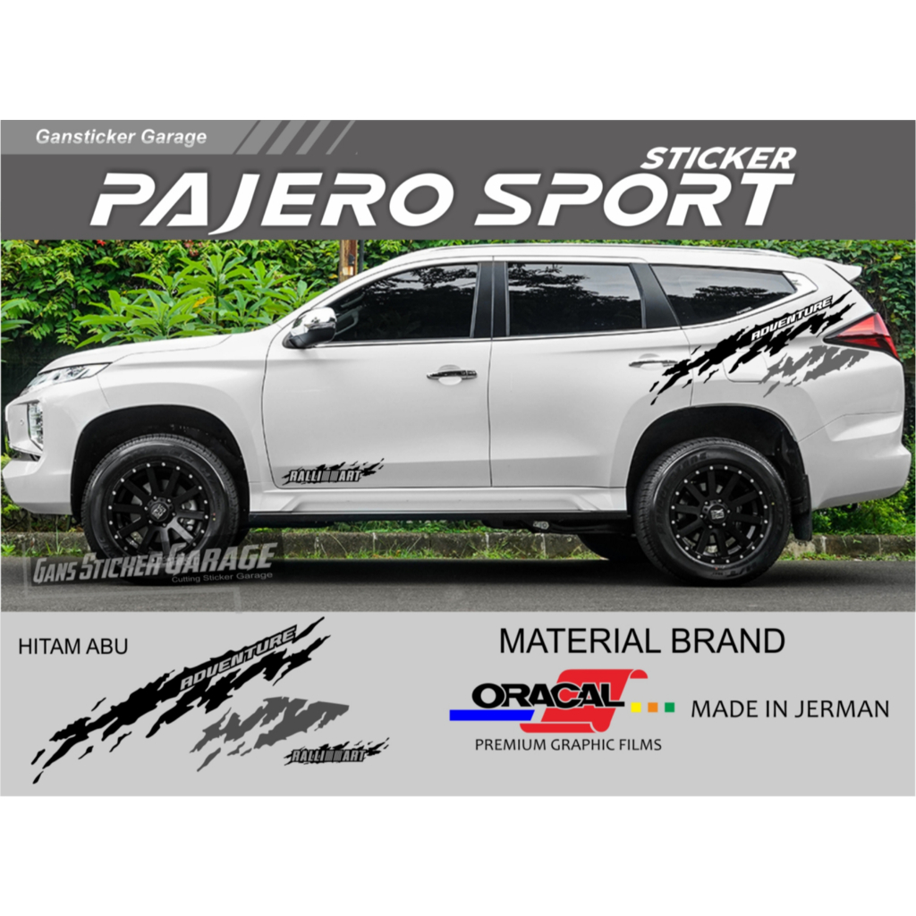 Sticker Samping Pajero Sport Aksesoris Mobil Pajero Sport