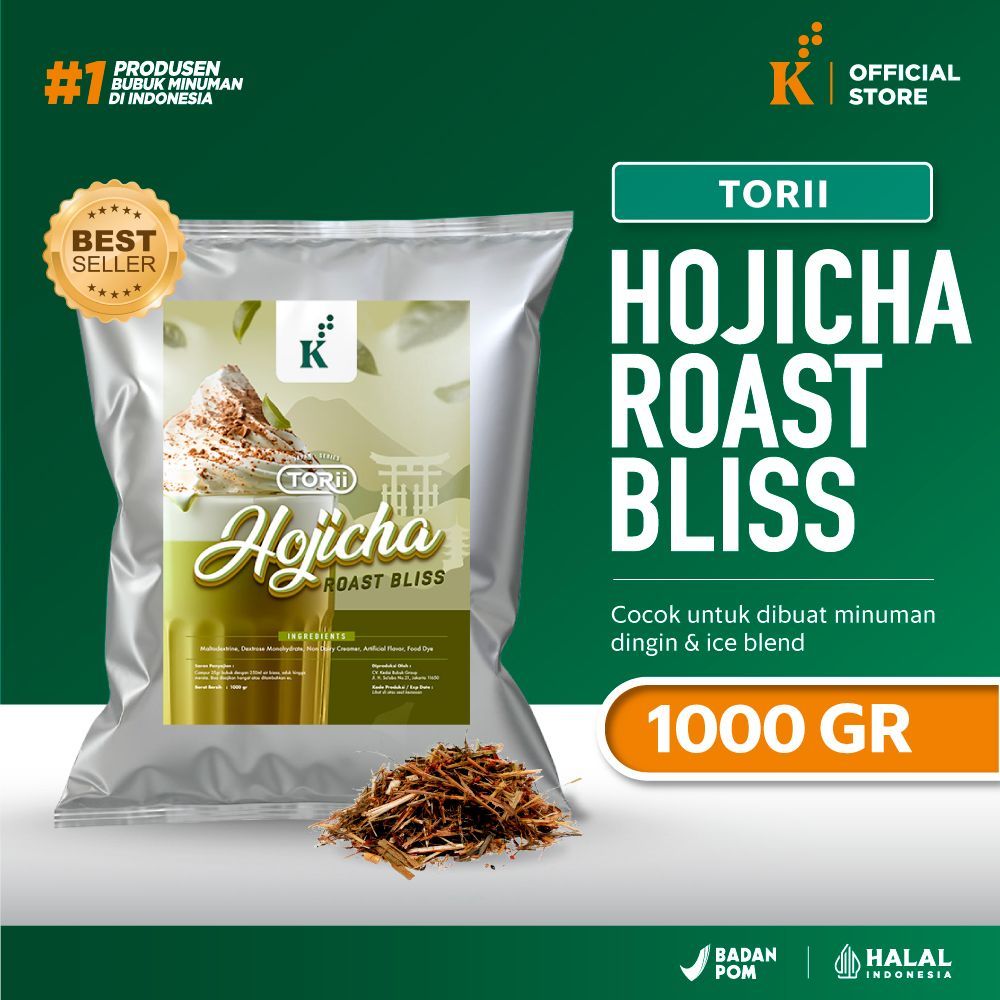 

Bubuk Minuman TORII "Hojicha" JAPAN SERIES 1000gr Powder Drink - Kedai Bubuk Javaland