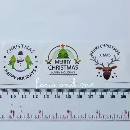 

Sticker Natal Merry Christmas 38mm