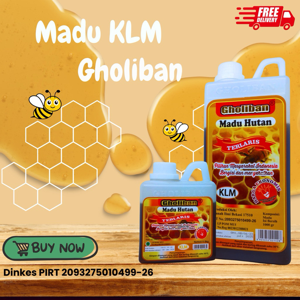 

Bny31 Madu Hutan KLM Gholiban 1 Kg Terlaris