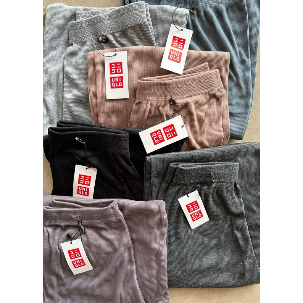 CELANA KULOT WANITA KNITT RIB HIGHWIST// CELANA KULOT KNITT WANITA