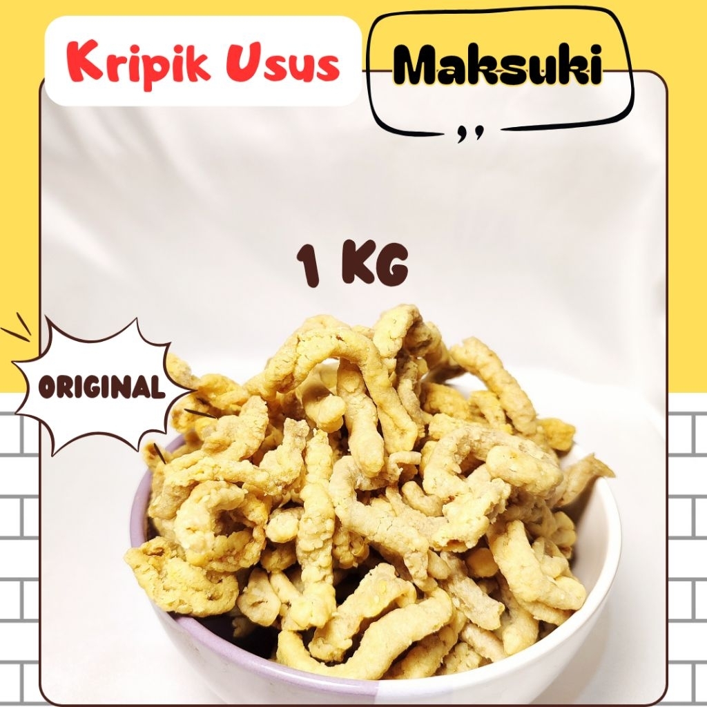 

KRIPIK USUS AYAM CRISPY 1kg renyah enak produksi rumahan