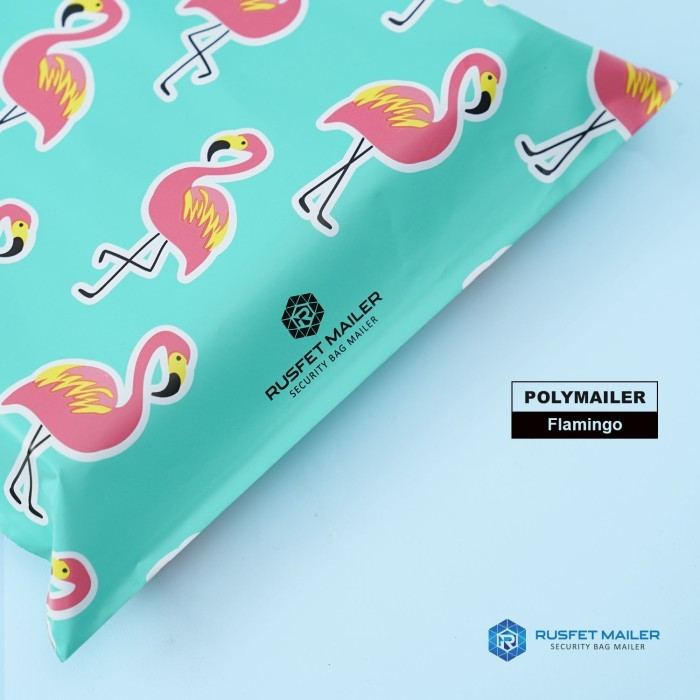 

AMPLOP POLYMAILER MOTIF - PLASTIK PACKING LUCU - BUNGKUS KADO KARAKTER - FLAMINGO BEST SELLER