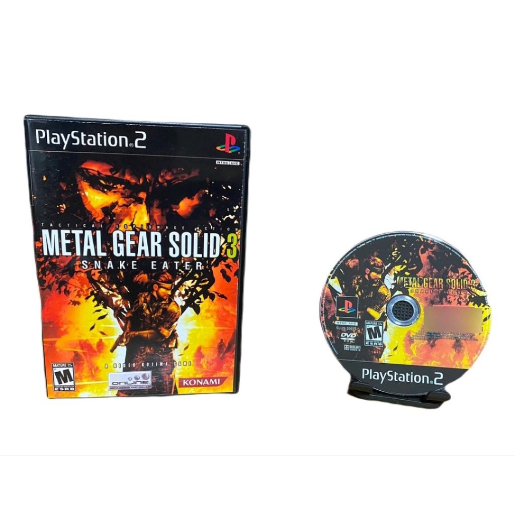 Kaset DVD Game Metal Gear Solid 3 - Kaset game ps 2 - Kaset game ps2 original - Kaset DVD Game ps2 -