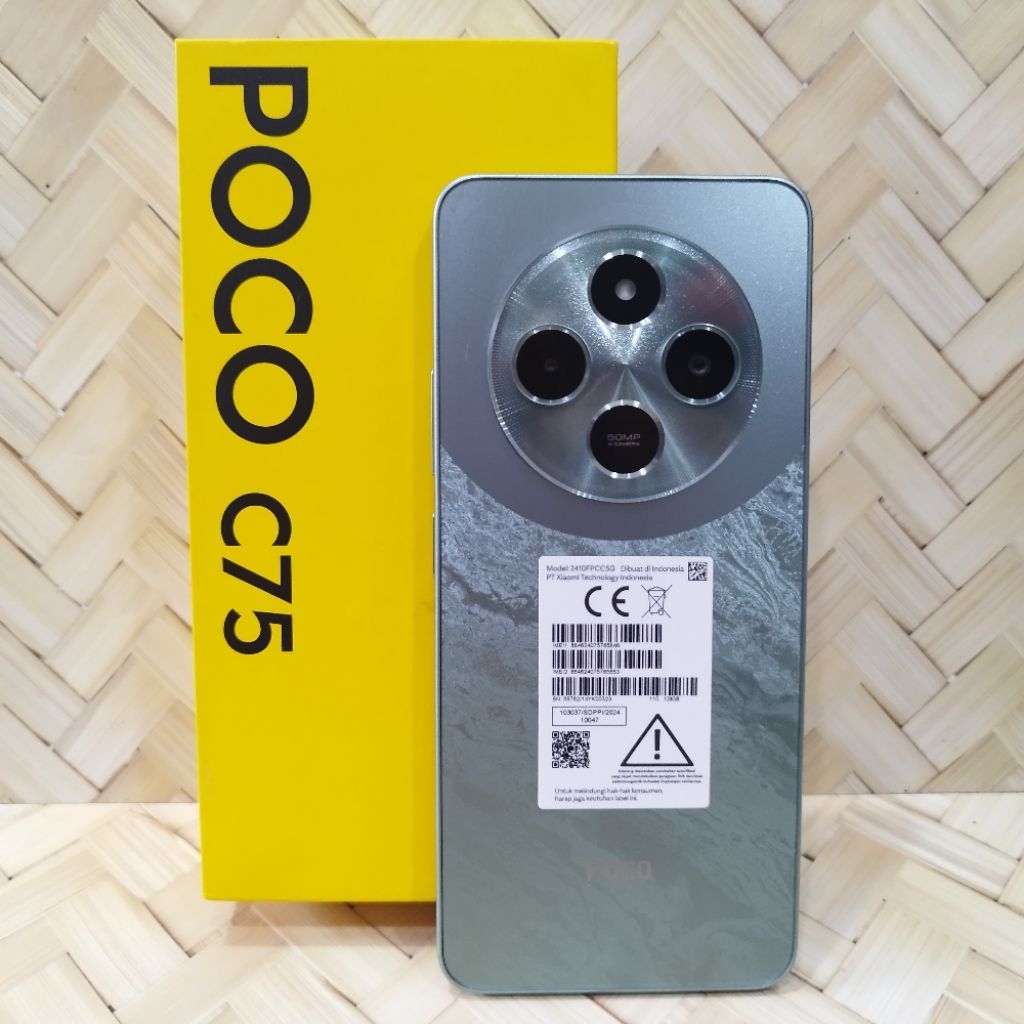 Poco C75 Ram 8/256GB 6/128GB Handphone second fullset original bergaransi