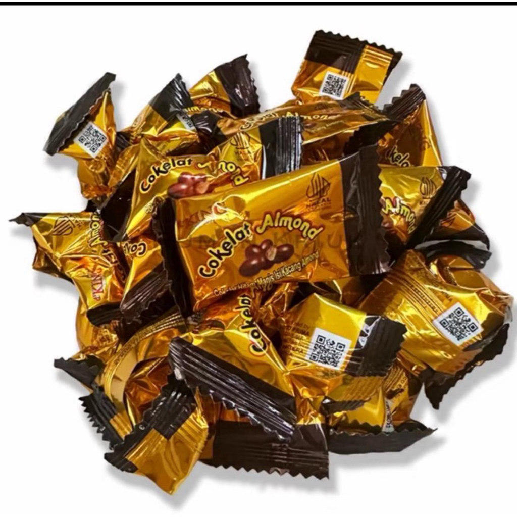 

Bella Belli 1 (Satu) Toples Coklat Almond Isi 40 Pcs