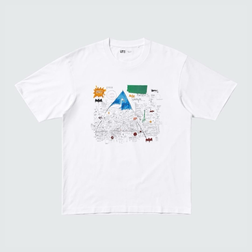 Sale T-shirt Uniqlo UT x NY Pop Art Jean Michel Basquiat Lengan Pendek Original