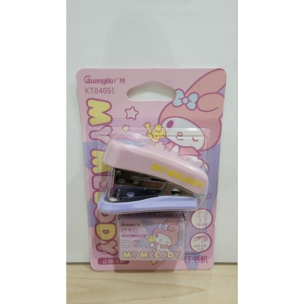 

GuangBo KT84691 Sanrio Characters Staples Hekter 20 mm + Isi Staples 24/6