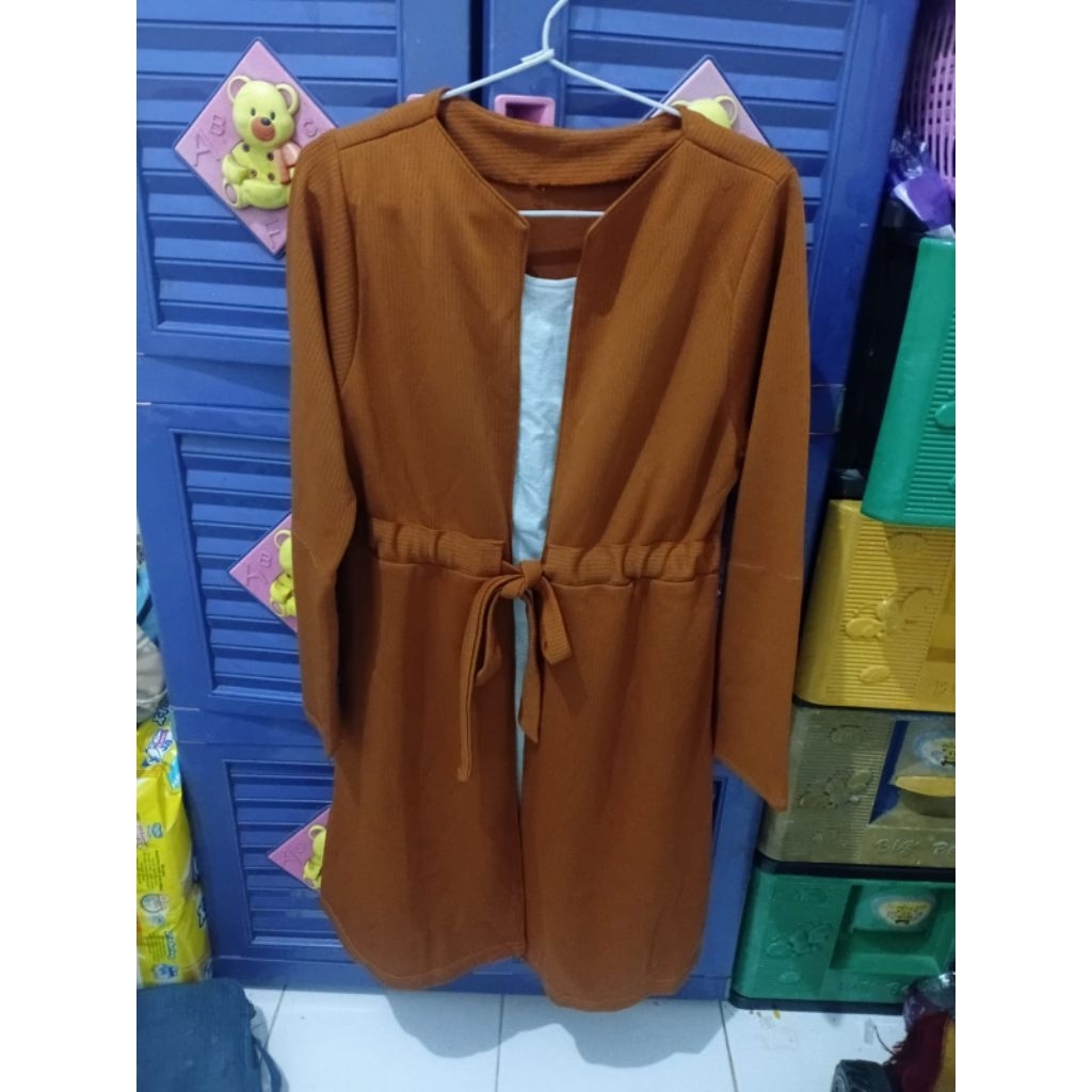 TUNIK WANITA WARNA TERRACOTA
