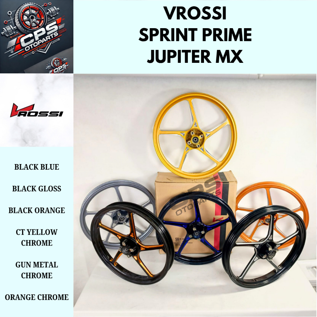 Velg Vrossi Sprint Prime Jupiter MX Palang 5 Ukuran 160/185 Ring 17