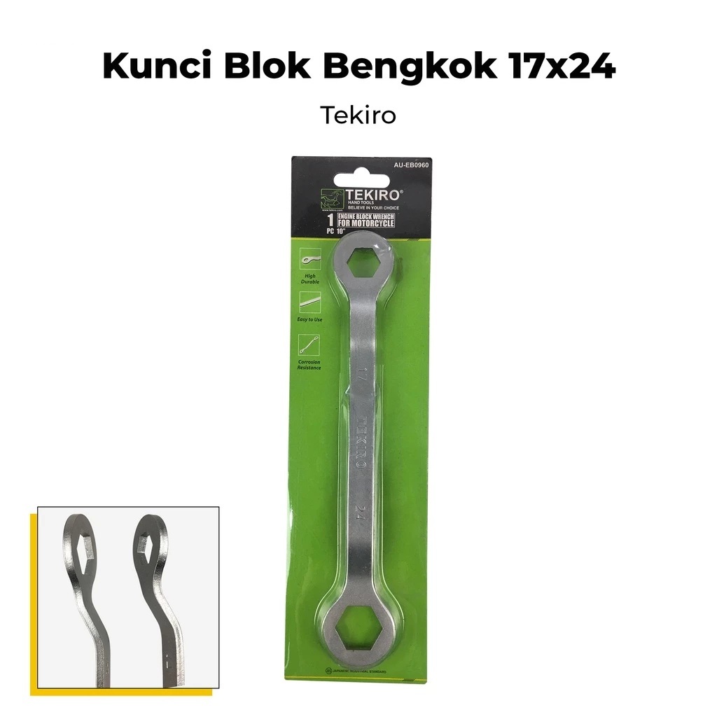 Kunci 17x24 Tekiro japan /Kunci buka tutup klep / Kunci Blok