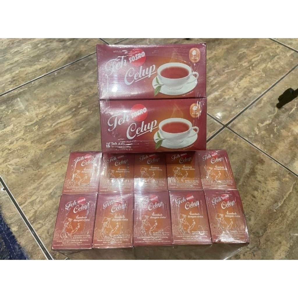 

Teh Celup Sosro - Netto 15 Bags
