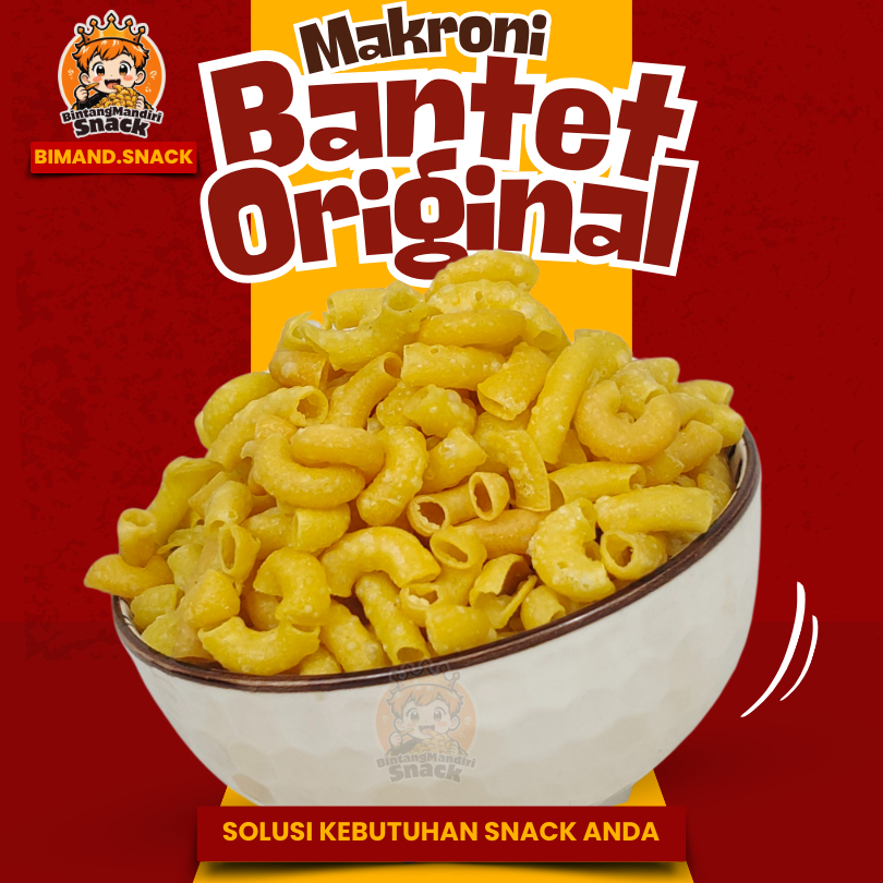 

Makaroni Bantet Original | Makroni Bantat | 120gr | Snack Kiloan, Cemilan Murah, Jajan kiloan, camilan | Bimand.Snack