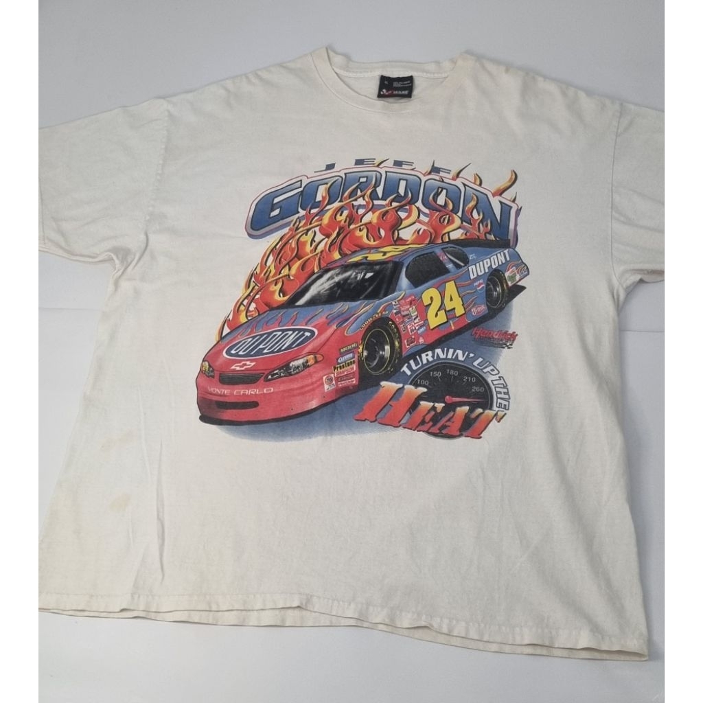 kaos Vintage Nascar Jeff Gordon 2001