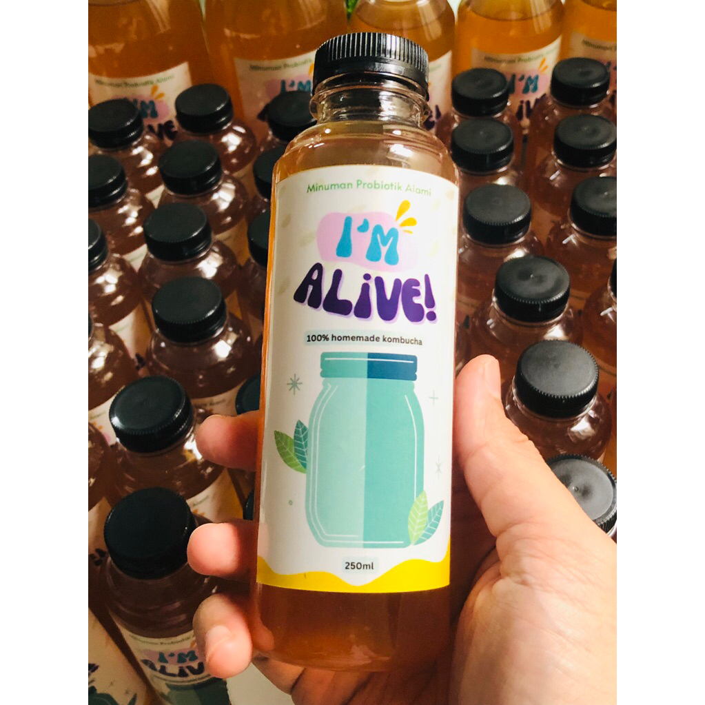 

I’M ALIVE Kombucha Homemade 250ml Asli Murni