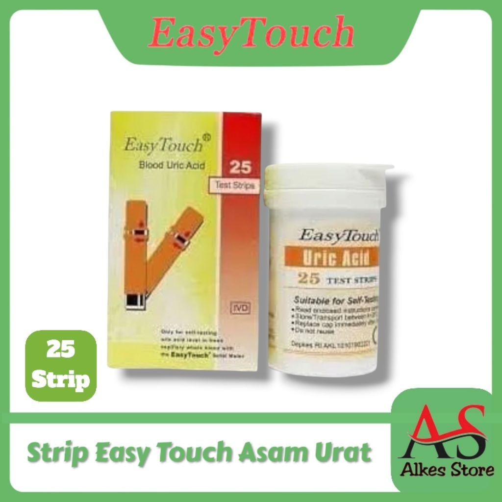 Strip Easy Touch Asam Urat  Refill Easy Touch Asam Urat   Strip UA