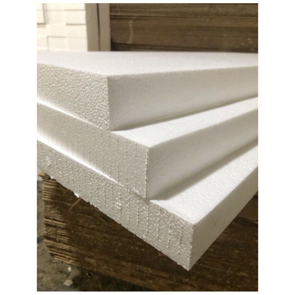 

D (D11) PAPAN STEROFORM GABUS LEMBARAN TEBAL 2 CM UKURAN 100 X 50 CM