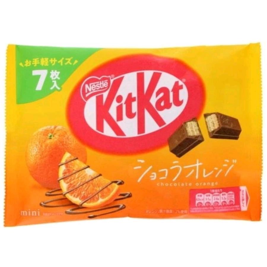 

KitKat Chocolate Orange 7 Pieces Original Japan Cokelat Jepang