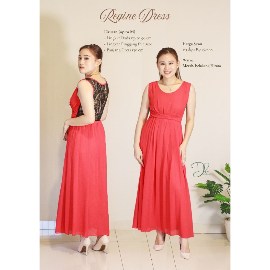 (SEWA/RENT) Regine Dress - Dress Pesta - Dress Prewedding