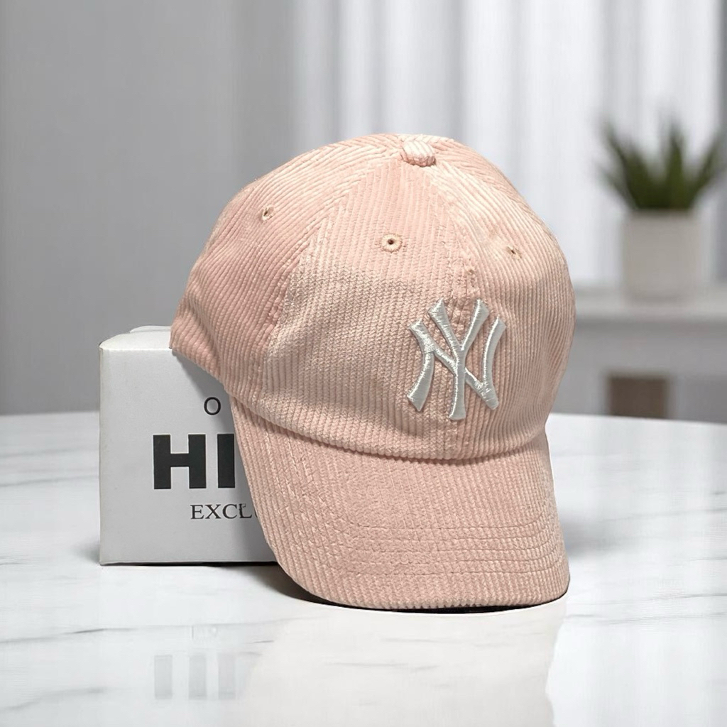 Topi kaduroy wanita NY full tag hicaps - corduroy caps NY