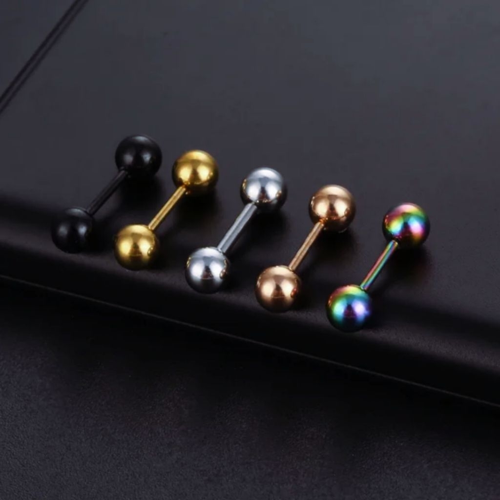 BARBEL TELINGA STAINLESS / ANTING TELINGA STAINLESS / TINDIK TELINGA / BARBEL TELINGA