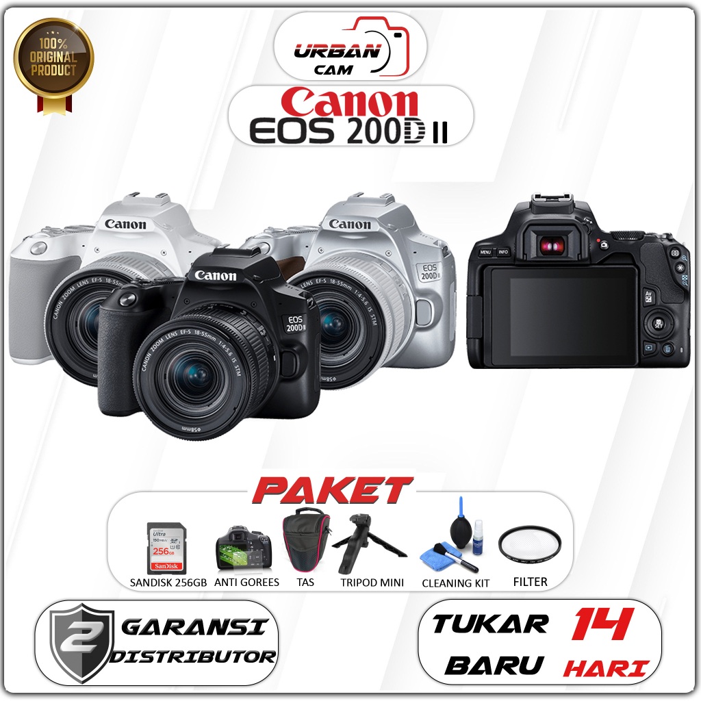 CANON EOS 200D II KIT EF-S 18-55MM IS STM / Canon EOS 200D Mark II / Canon 200D II