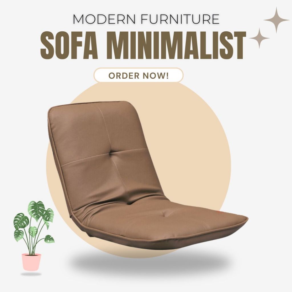 Kursi Lantai Lipat Sofa Lesehan Kursi Lantai Sandaran Ukuran Besar