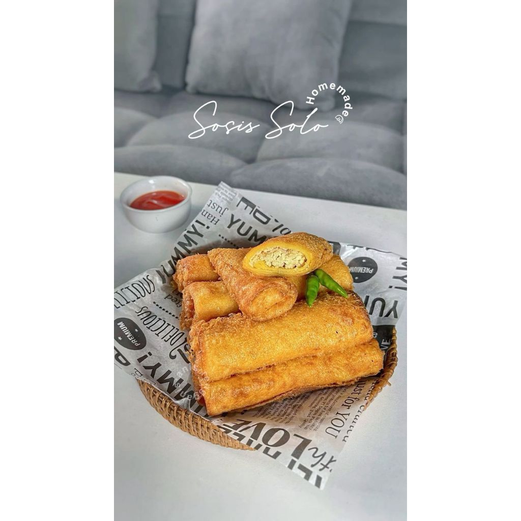 

SOSIS SOLO FULL AYAM FROZEN, SOSIS SOLO HOMEMADE, SOSIS SOLO ENAK