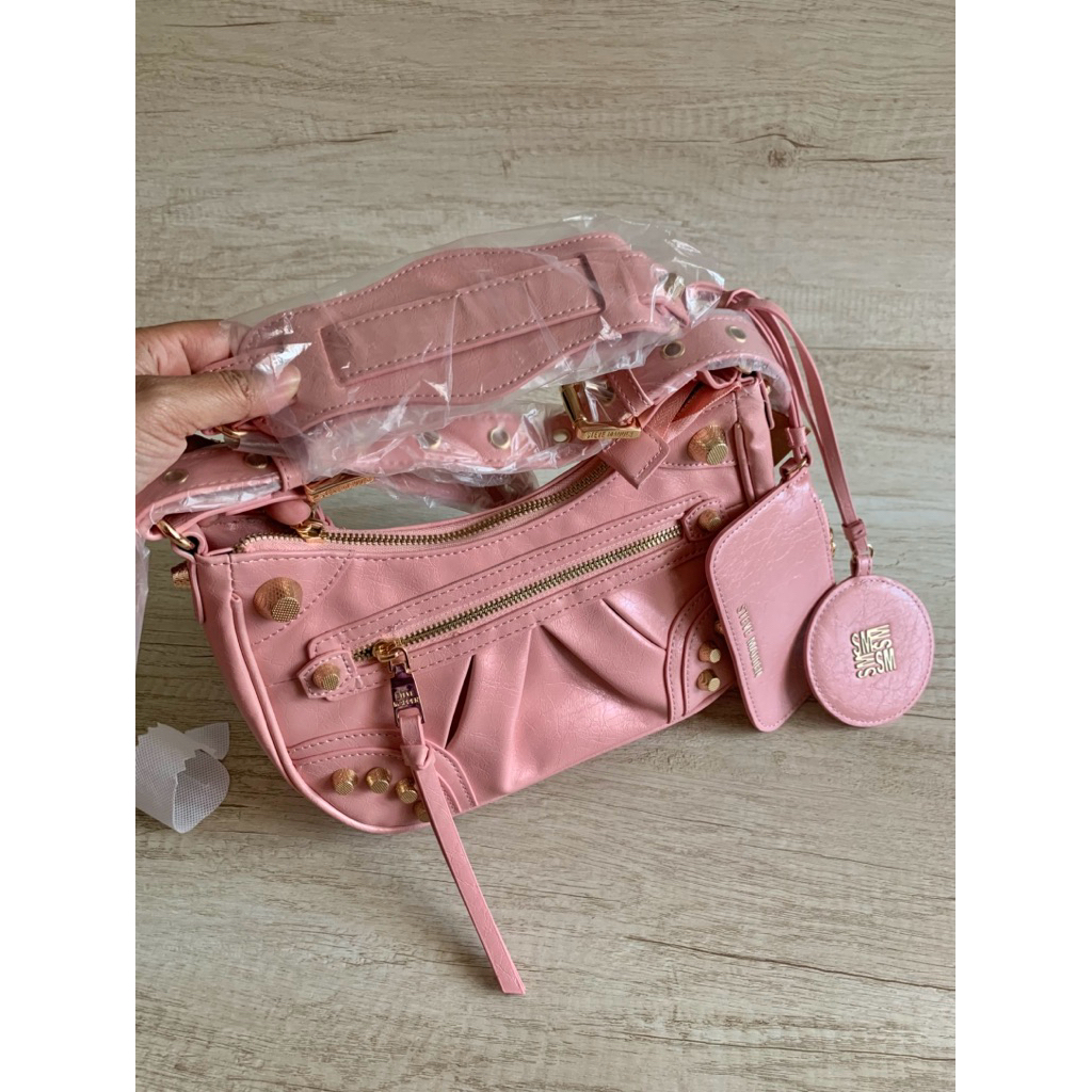 Steve Madden Bglowing Pink Peach Bag